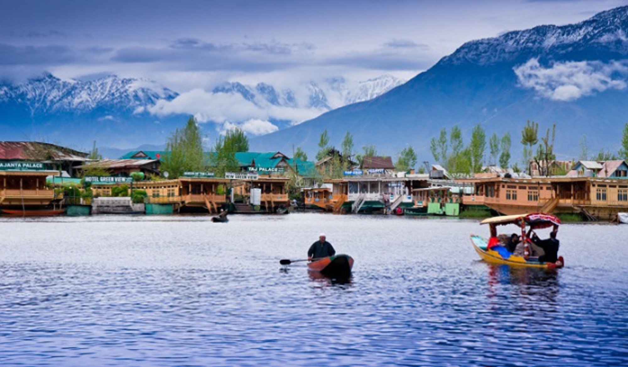 Houseboats on Dal Lake, Srinagar